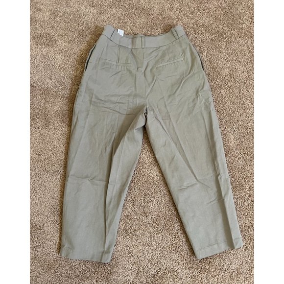 ZARA taupe high-waisted pants - Picture 3 of 5